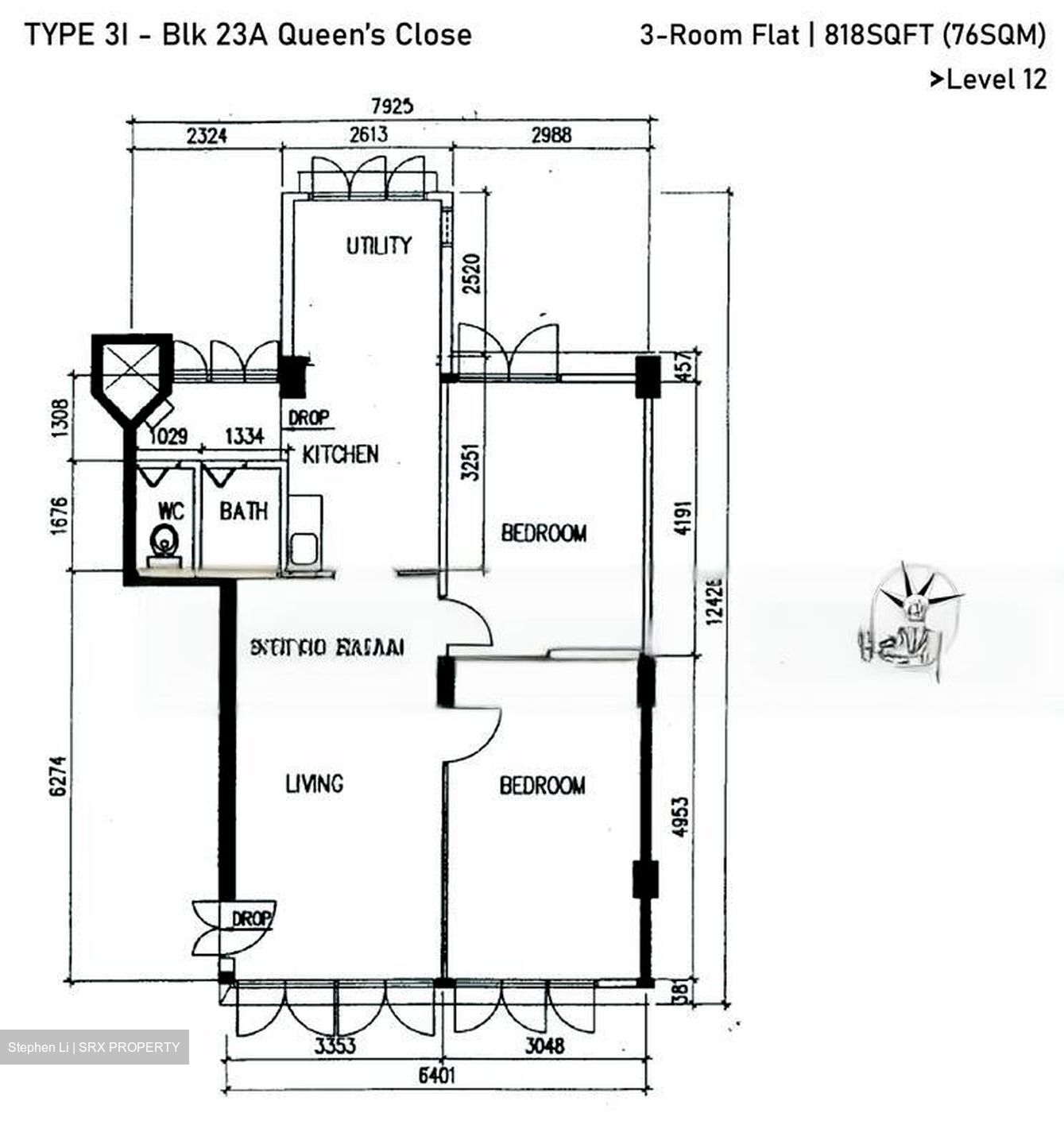 Blk 23A Queen's View (Queenstown), HDB 3 Rooms #445039291